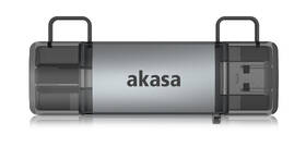 Čtečka paměťových karet AKASA AK-CR-12, 2in1, USB/USB-C 3.2 stříbrná

 obrázek produktu 2 z 7