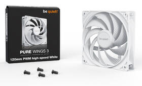 Ventilátor be quiet! Pure Wings 3 120mm PWM high-speed White 

 obrázek produktu 2 z 2