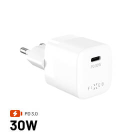 Nabíječka do sítě FIXED Mini GaN, PD 30W, 1xUSB-C bílá

 obrázek produktu 1 z 9