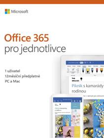 Software Microsoft 365 pro jednotlivce CZ 

 obrázek produktu 1 z 1