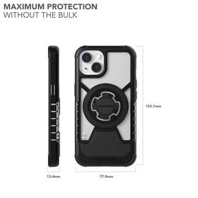 Kryt na mobil Rokform Crystal na Apple iPhone 13 černý/průhledný

 obrázek produktu 1 z 5