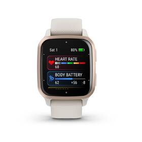 Chytré hodinky Garmin Venu Sq 2 Music - Peach Gold/ Ivory Silicone Band 

 obrázek produktu 4 z 8