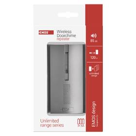 Doplňkový gong EMOS pro P5760 a P5763 na 3x AA, prodlužovač signálu 

 obrázek produktu 7 z 7