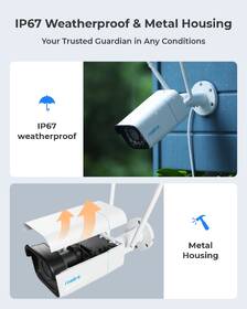 IP kamera Reolink W430 - RLC-811WA Wi-Fi bílá barva
