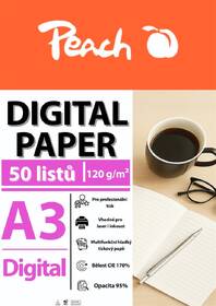 Papíry do tiskárny Peach Digital A3 120g - 50 listů 

 obrázek produktu 2 z 2