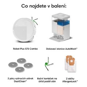 Robotický vysavač iRobot Plus 575 Combo bílý

 obrázek produktu 18 z 18