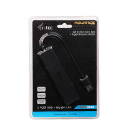 USB Hub i-tec USB 3.0 / 3x USB 3.0 + LAN černý

 obrázek produktu 6 z 8