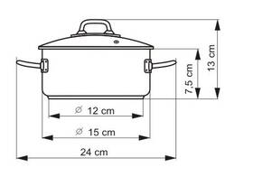 Kastrol s poklicí Kolimax 15 cm - 1,0  l 

 obrázek produktu 2 z 2