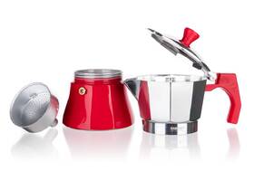 Moka konvice BANQUET CAMPI Red 

 obrázek produktu 3 z 5