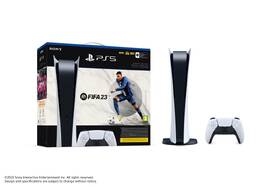 Herní konzole Sony PlayStation 5 Digital + FIFA 23 bílá barva
