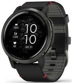 Chytré hodinky Garmin Venu 2 - Slate/Black Leather Band 

 obrázek produktu 2 z 3