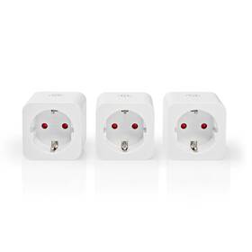 Chytrá zásuvka Nedis SmartLife, Wi-Fi, 16A, 3680 W, 3ks 

 obrázek produktu 1 z 8