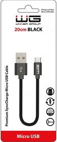 Kabel WG USB-A/micro USB, 20 cm černý

 obrázek produktu 2 z 2