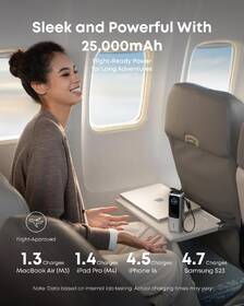 Powerbanka Anker 165W Built-In USB-C and Retractable Cable 25000 mAh stříbrná

 obrázek produktu 3 z 5