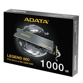 SSD ADATA Legend 860 1TB PCIe Gen4 x4 černá barva
