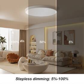 Stropní svítidlo IMMAX NEO LITE SEMPLICI SMART, 60cm, 60W, 4500 lm, s podporou BEACON, Wi-Fi, TUYA bílé

 obrázek produktu 6 z 8