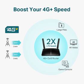 Router TP-Link Archer MR600 4G LTE černá barva
