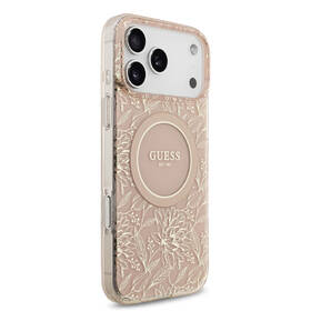 Kryt na mobil Guess IML Flowers Allover Strap MagSafe na Apple iPhone 17 Pro Max růžový

 obrázek produktu 2 z 7