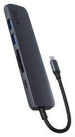USB Hub Epico 6in1 Aluminium Hub 8K with USB-C černý

 obrázek produktu 1 z 4