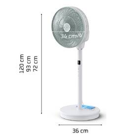Ventilátor stojanový Rowenta QV5050F0 Turbo Silence Compact 3D Nomad bílý

 obrázek produktu 1 z 13