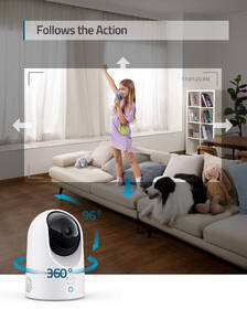 IP kamera Anker Eufy Indoor Cam 2K Pan & Tilt 
