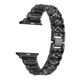 Řemínek WG extra, kovový, na Apple Watch 38/40/41 mm + adapter černý

 obrázek produktu 1 z 3