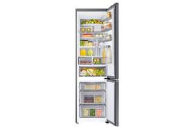 Chladnička s mrazničkou Samsung RB38C776ASR/EF stříbrná barva
