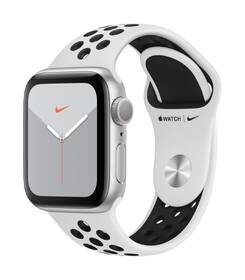 Chytré hodinky Apple GPS 40mm pouzdro ze stříbrného hliníku - platinový/černý sportovní řemínek Nike 

 obrázek produktu 2 z 2
