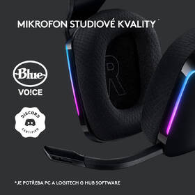 Headset Logitech G733 Lightspeed Wireless RGB černý

 obrázek produktu 8 z 10