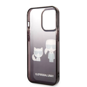 Kryt na mobil Karl Lagerfeld Gradient Karl and Choupette na Apple iPhone 14 Pro černý

 obrázek produktu 3 z 4