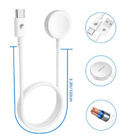 Nabíjecí kabel RhinoTech USB-C pro Apple Watch 

 obrázek produktu 1 z 4