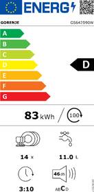 Myčka nádobí Gorenje GS642D90W bílá

 obrázek produktu 1 z 12