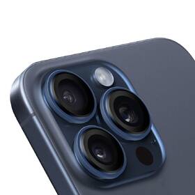 Ochranné sklo čočky fotoaparátu Obal:Me Lens Protector na Apple iPhone 15 Pro/15 Pro Max modré

 obrázek produktu 1 z 5