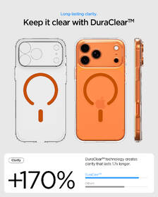 Kryt na mobil Spigen Ultra Hybrid MagSafe na Apple iPhone 17 Pro průhledný

 obrázek produktu 9 z 14