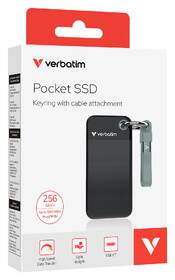 SSD externí Verbatim Pocket SSD 256GB černý/šedý

 obrázek produktu 3 z 5