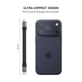 Kabel FIXED Clip Cable USB-C/USB-C, s karabinou, 3.2 Gen 2, 240W černý

 obrázek produktu 2 z 8
