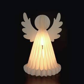 LED dekorace Solight Anděl s osvětlením, 3xAA, (37cm) bílá

 obrázek produktu 4 z 6