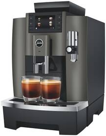 Automatický kávovar Jura W8 Dark Inox šedá barva
