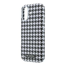 Kryt na mobil Karl Lagerfeld PU Houndstooth Resin Plate MagSafe na Apple iPhone 17 černý

 obrázek produktu 4 z 6