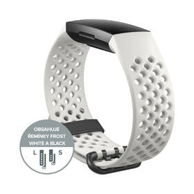 Fitness náramek Fitbit Charge 3 speciální edice (NFC) - Graphite, White Silicone 

 obrázek produktu 5 z 9