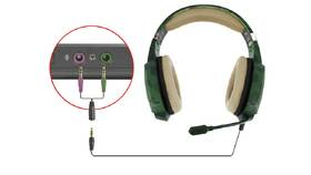 Headset Trust GXT 322C Carus - jungle camo 

 obrázek produktu 5 z 11