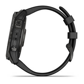Chytré hodinky Garmin fenix 7X Sapphire Solar - Titan Carbon Gray/Black Silicone Band 

 obrázek produktu 8 z 10