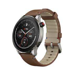 Chytré hodinky Amazfit GTR 4 - Vintage Brown Leather 

 obrázek produktu 1 z 5