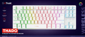 Klávesnice Trust GXT 831 Thado TKL, US layout bílá

 obrázek produktu 4 z 8