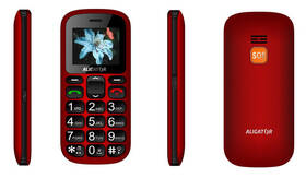 Mobilní telefon Aligator A321 Senior Dual SIM černý/červený

 obrázek produktu 1 z 2