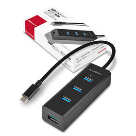 USB Hub Axagon USB-C / 4x USB 3.0, Micro USB černý

 obrázek produktu 8 z 8