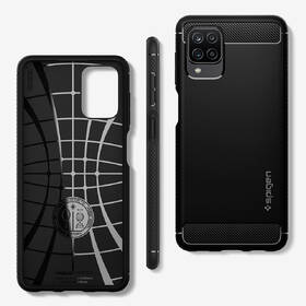 Kryt na mobil Spigen Rugged Armor na Samsung Galaxy A12 černý

 obrázek produktu 3 z 7