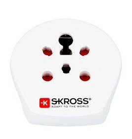 Cestovní adaptér SKROSS pro cizince v ČR (India-Israel-Denmark to Europe) 

 obrázek produktu 1 z 4