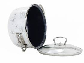 Hrnec s poklicí Belis 18 cm / 2,2 l, smalt 

 obrázek produktu 3 z 4
