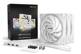 Ventilátor be quiet! Light Wings PWM high-speed 140mm (3 ks) bílý

 obrázek produktu 5 z 5